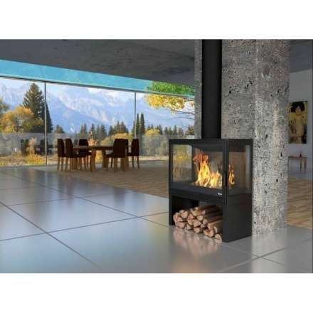 Купить Печь-камин KFD STO M 14 в интерьере чугунная в Гомеле в Гомеле