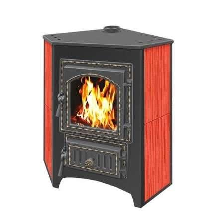 Печь-камин Везувий ПК-01 (270) угловой красный 9 кВт купить в Гомеле