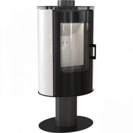 Печь-камин Kratki Koza/AB/S/NO/GLASS/Kafel/Bialy Амазонка бай фото в Гомеле