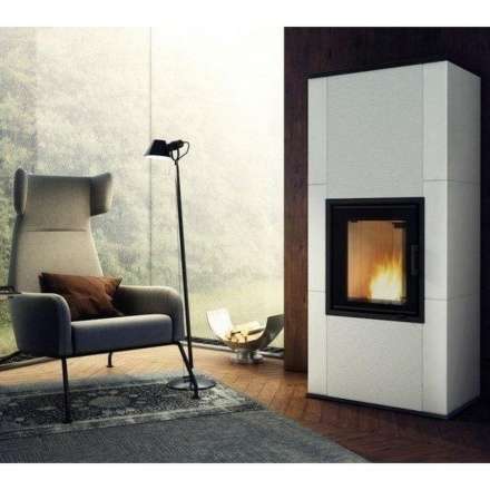 Купить кафельный печь камин Kratki NADIA KAFEL B RYFEL в интерьере Амазонка бай фото в Гомеле