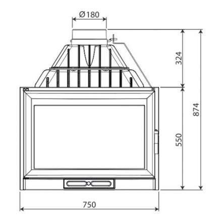 Каминная топка NORDflam Remus в Гомеле