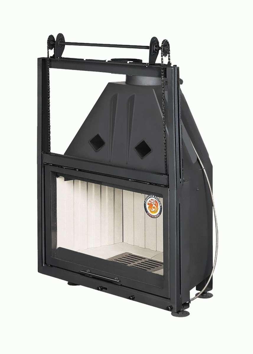 Каминная топка Экокамин Альфа 800 К с контргрузом купить в Гомеле