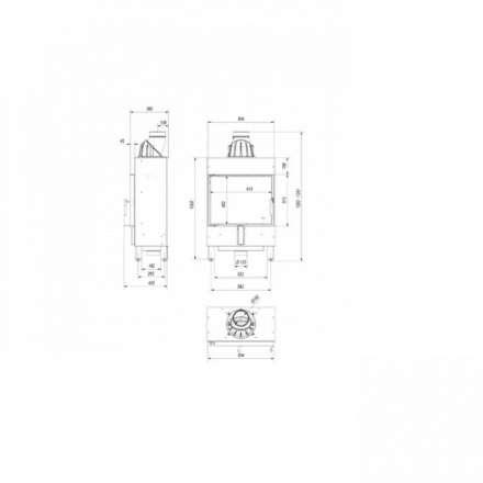Каминная топка Kratki Lucy/12/Slim в Гомеле