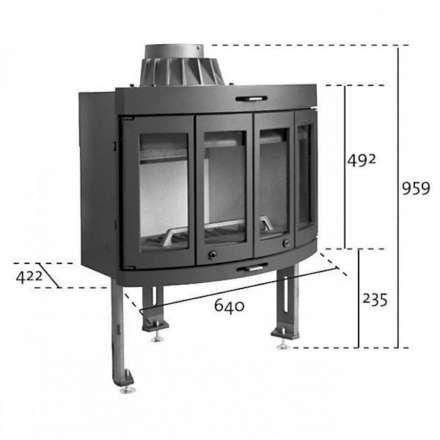Каминная топка Jotul I400 Harmony в Гомеле