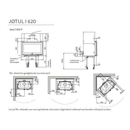 Каминная топка Jotul I 620 FRL в Гомеле