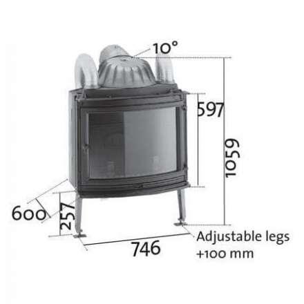 Каминная топка Jotul I 18 Panorama в Гомеле