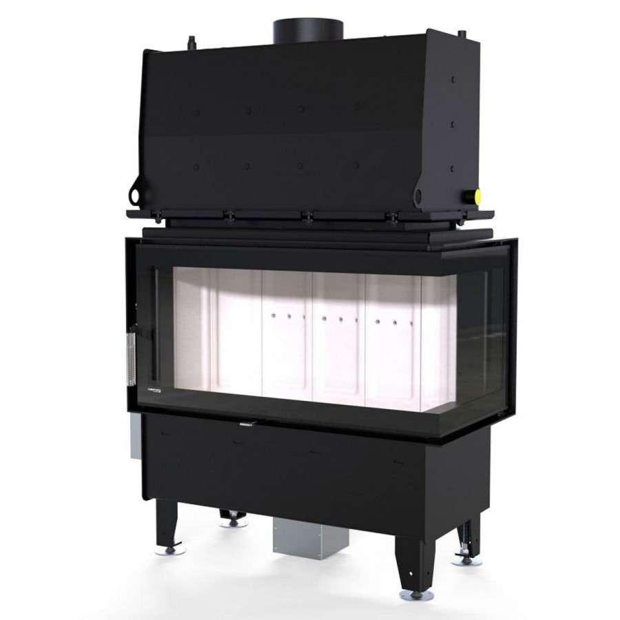 Каминная топка Defro Home RIVA ME BP SHORT угловая, с водяным контуром Амазонка бай фото в Гомеле