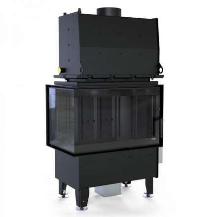 Каминная топка Defro Home RIVA SM BL SHORT угловая, с водяным контуром в Гомеле