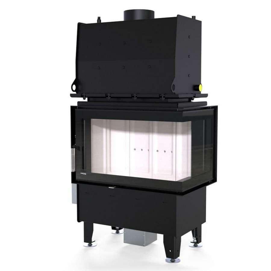 Каминная топка Defro Home RIVA SM BP SHORT угловая, с водяным контуром Амазонка бай фото в Гомеле