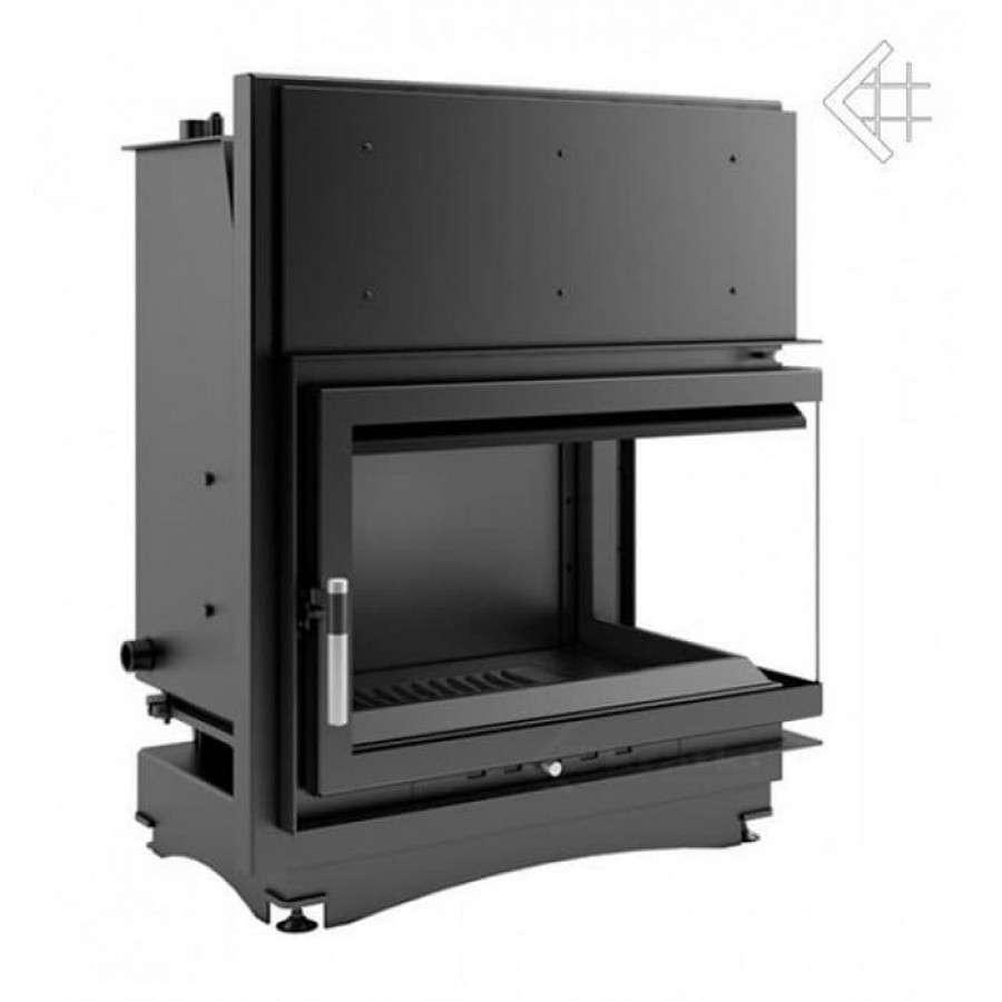 Каминная топка Kratki Oliwia/PW/BP/17/BS/W (угловое стекло справа, змеевик) Амазонка бай фото в Гомеле