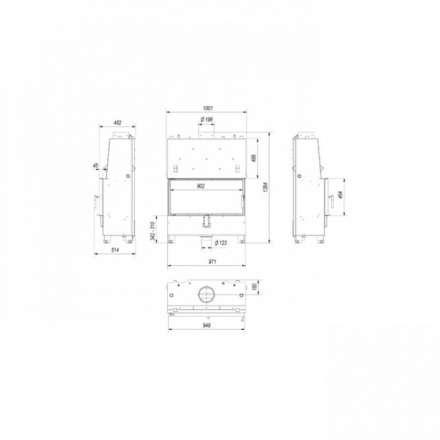 Каминная топка Kratki Lucy/PW/20/W в Гомеле