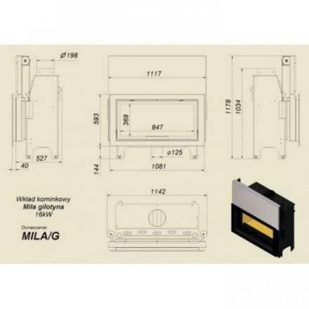 Каминная топка Kratki Mila/G в Гомеле
