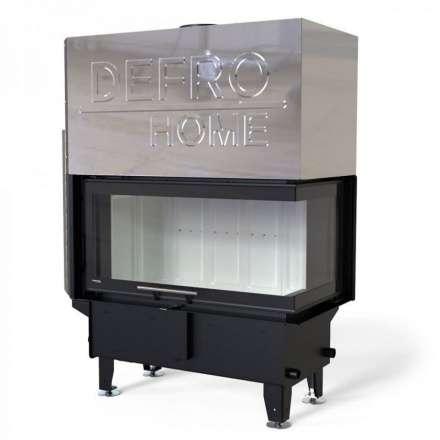 Каминная топка DEFRO HOME RIVA ME BL G SHORT угловая с водяным контуром и подъемом стекла вверх в Гомеле