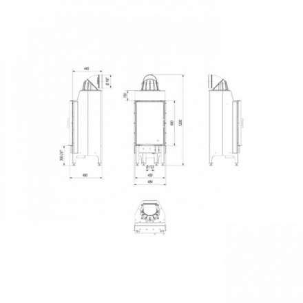 Каминная топка Kratki Nadia/9 в Гомеле