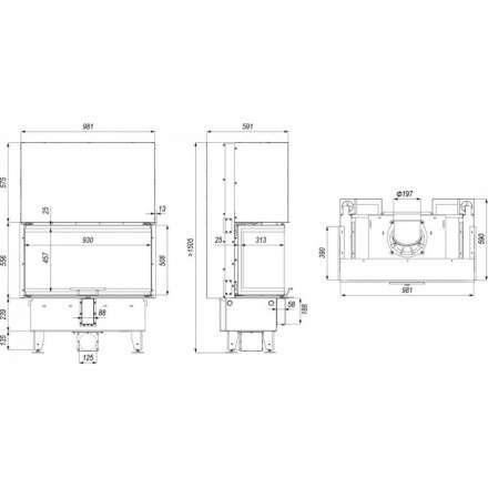Каминная топка DEFRO HOME INTRA ME C G в Гомеле