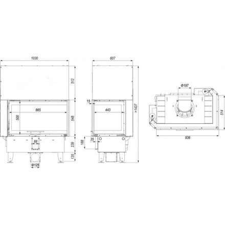 Каминная топка DEFRO HOME INTRA ME BP G в Гомеле