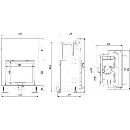 Каминная топка PORTAL ME G в Гомеле