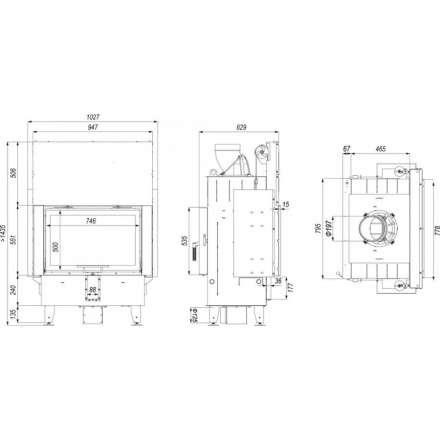 Каминная топка DEFRO HOME INTRA ME T G в Гомеле