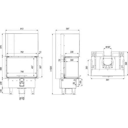 Каминная топка DEFRO HOME INTRA SM C G в Гомеле
