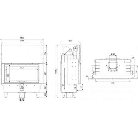 Каминная топка DEFRO HOME INTRA LA G в Гомеле