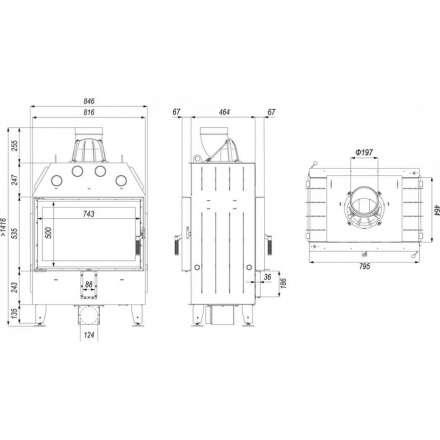 Каминная топка DEFRO HOME INTRA ME T в Гомеле