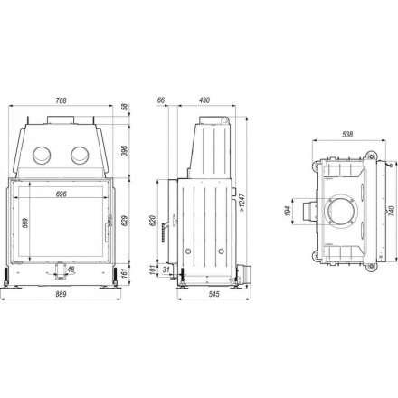 Каминная топка PORTAL ME в Гомеле