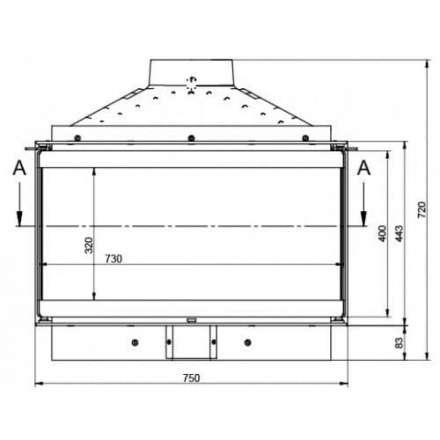 Каминная топка KFD ECO iMAX 7 3F standard в Гомеле