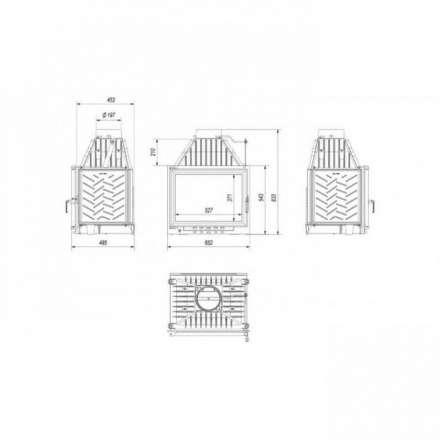 Каминная топка Kratki ZUZIA/ECO в Гомеле
