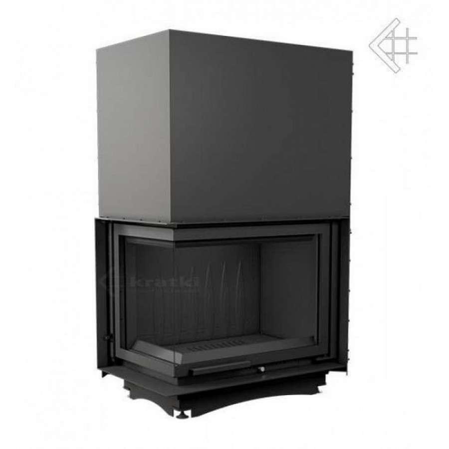 Каминная топка Kratki Amelia/L/BS/G (угловое стекло слева, гильотина) Амазонка бай фото в Гомеле