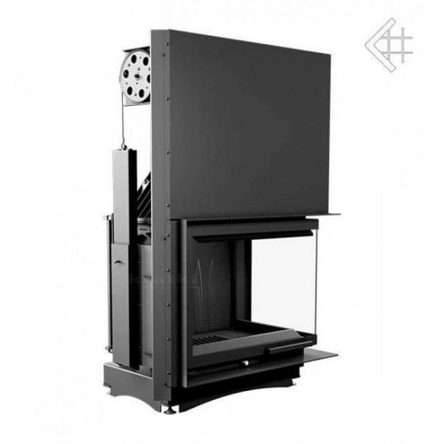 Каминная топка Kratki Amelia/P/BS/G (угловое стекло справа, гильотина) Амазонка бай фото в Гомеле