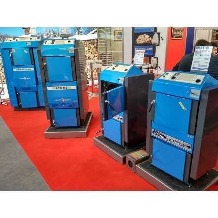 Твердотопливный котёл Atmos DC 18 S с горелкой и бункером Амазонка бай фото в Гомеле