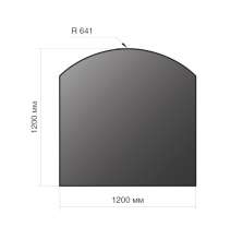 Лист напольный Везувий, 2мм, черный 1200*1200*2 R641 в Гомеле