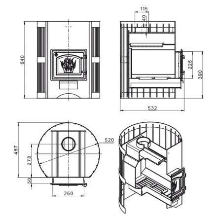 Печь для бани Везувий Скиф Стандарт 16 (ДТ-3) б/в 2022 в Гомеле