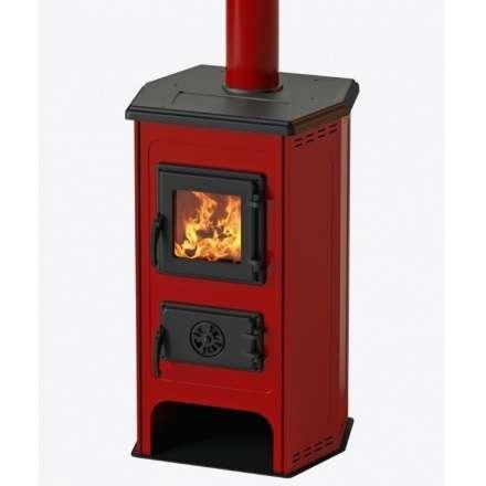 Печь-камин MBS Hit красный фото в Гомеле