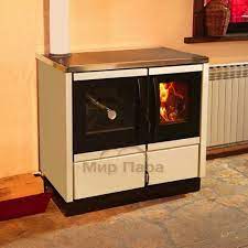 Купить Печь-камин MBS Thermo Rocky (с водяным контуром) кремовая в Гомеле Амазонка бай фото в Гомеле