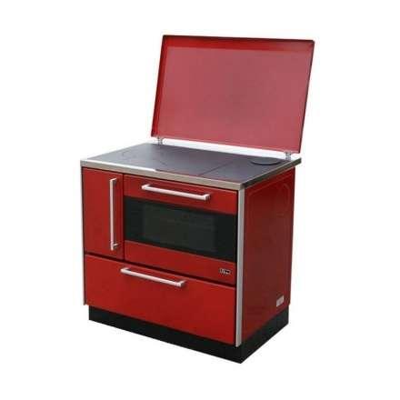 Плита на дровах MBS Royal 720 Plus P (с крышкой) красная Амазонка бай фото в Гомеле