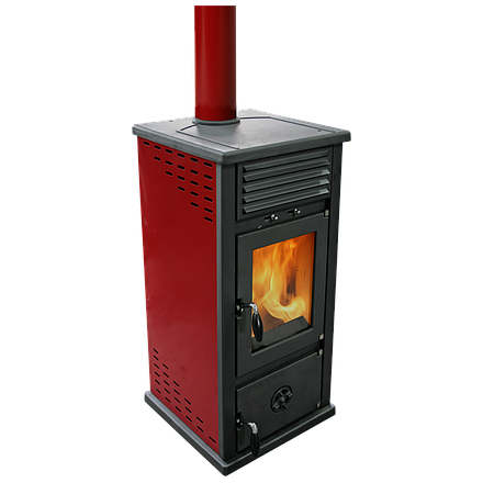 Печь-камин MBS Vesta Plus красная Амазонка бай фото в Гомеле