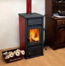 Купить Печь-камин MBS Vesta Plus красная в Гомеле в Гомеле