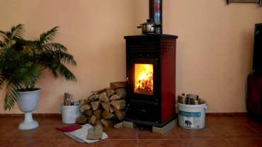 Купить Печь-камин MBS Vesta Plus красная в Гомеле в Гомеле