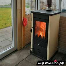 Печь-камин MBS Vesta Eco кремовая в Гомеле