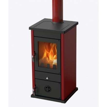 Печь-камин MBS Vesta Eco бордовая фото в Гомеле