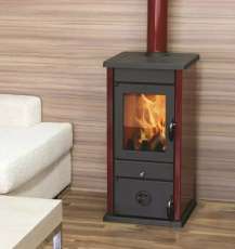 Купить Печь-камин MBS Vesta Eco бордовая в Гомеле в Гомеле