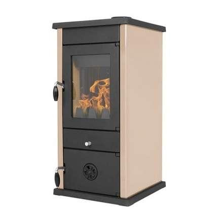 Печь-камин MBS Thermo Vesta Plus кремовая (с водяным контуром) фото в Гомеле