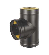 Сэндвич-тройник 90° BLACK AISI 430-0,8 мм утепл. 50 мм купить в Гомеле