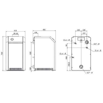 Газовый котел Лемакс Премиум 16 в Гомеле