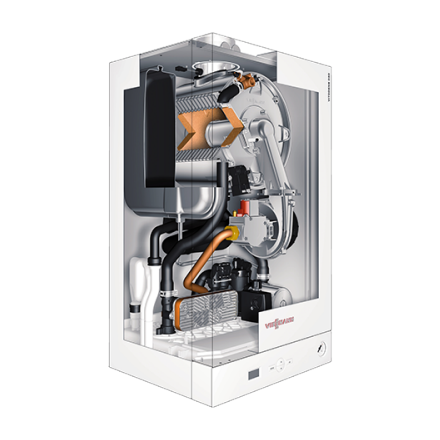 Конденсационный котел Viessmann Vitodens 50-W BPJD 24 кВт двухконтурный в Гомеле